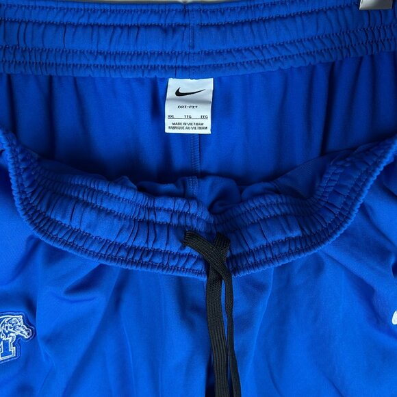 Nike Memphis Tigers Sweatpants XXL Blue Basketball Warm Up On Court Penny - Picture 5 of 6